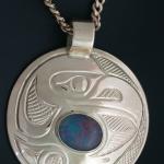 View the image: Eagle opal 1 1/4"