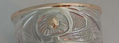 Rings:
Whale yellow gold framed and eye