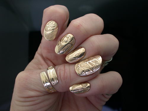 Leanne 14k nail totems